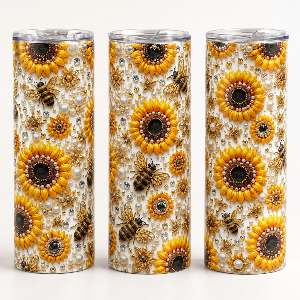 Tumbler de 20 oz termico tipo vaso recto, con diseño personalizado