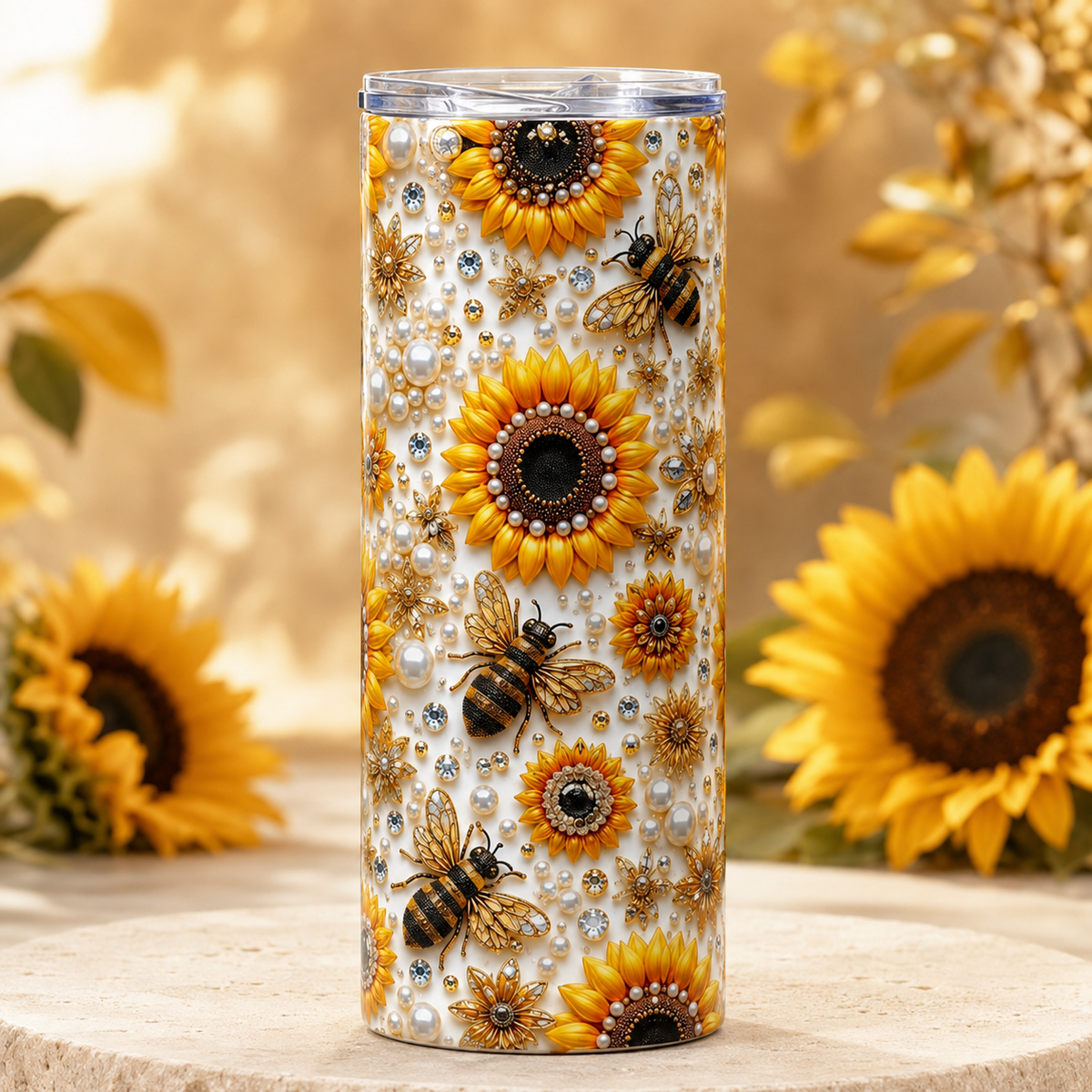 Tumbler de 20 oz termico tipo vaso recto, con diseño personalizado