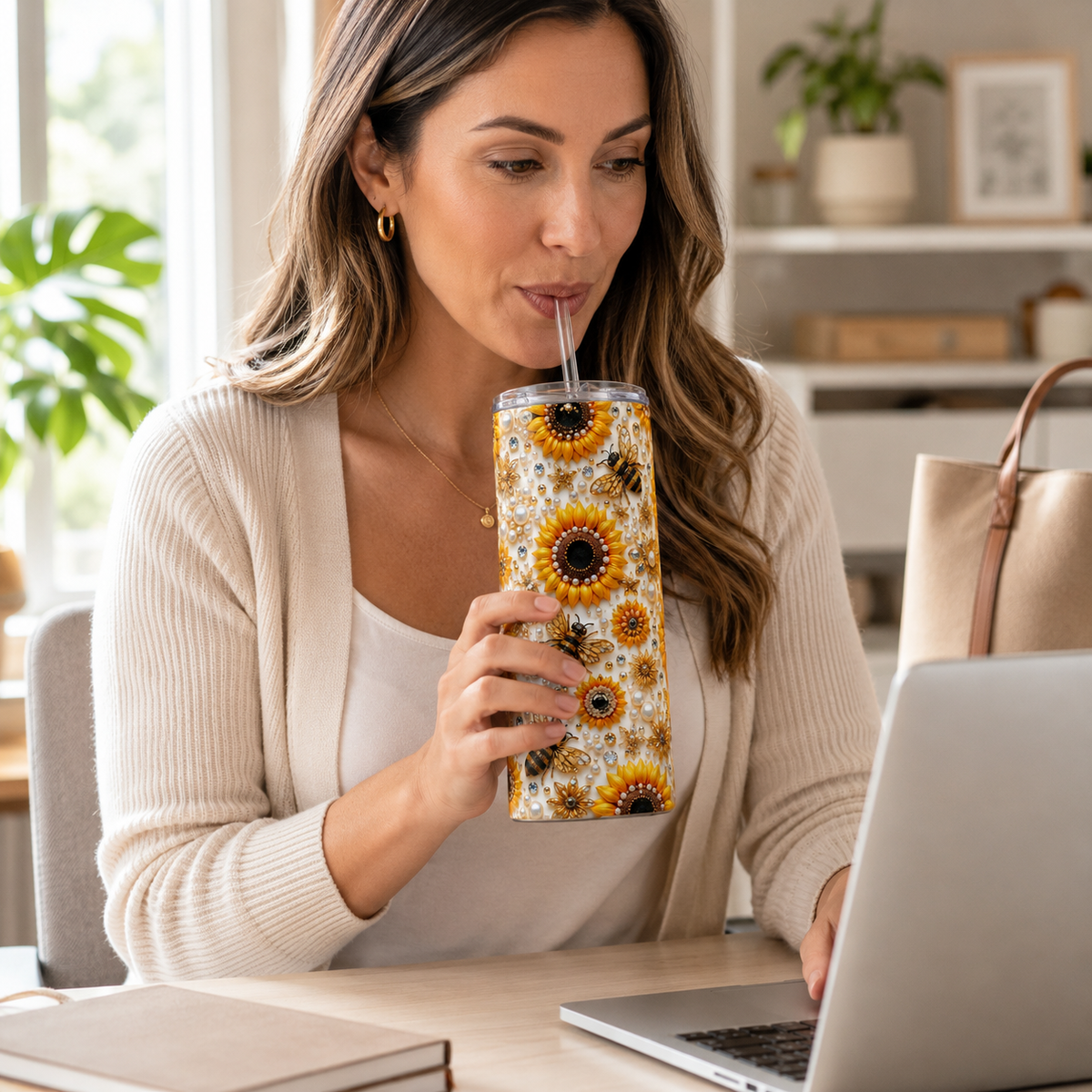 Tumbler de 20 oz termico tipo vaso recto, con diseño personalizado